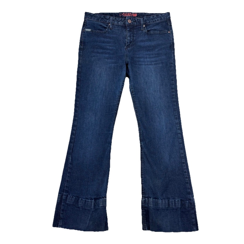 Cinch Women's Straight Leg Jeans - Dark Blue Denim